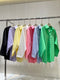 WANWAN Women Solid Color Shirts